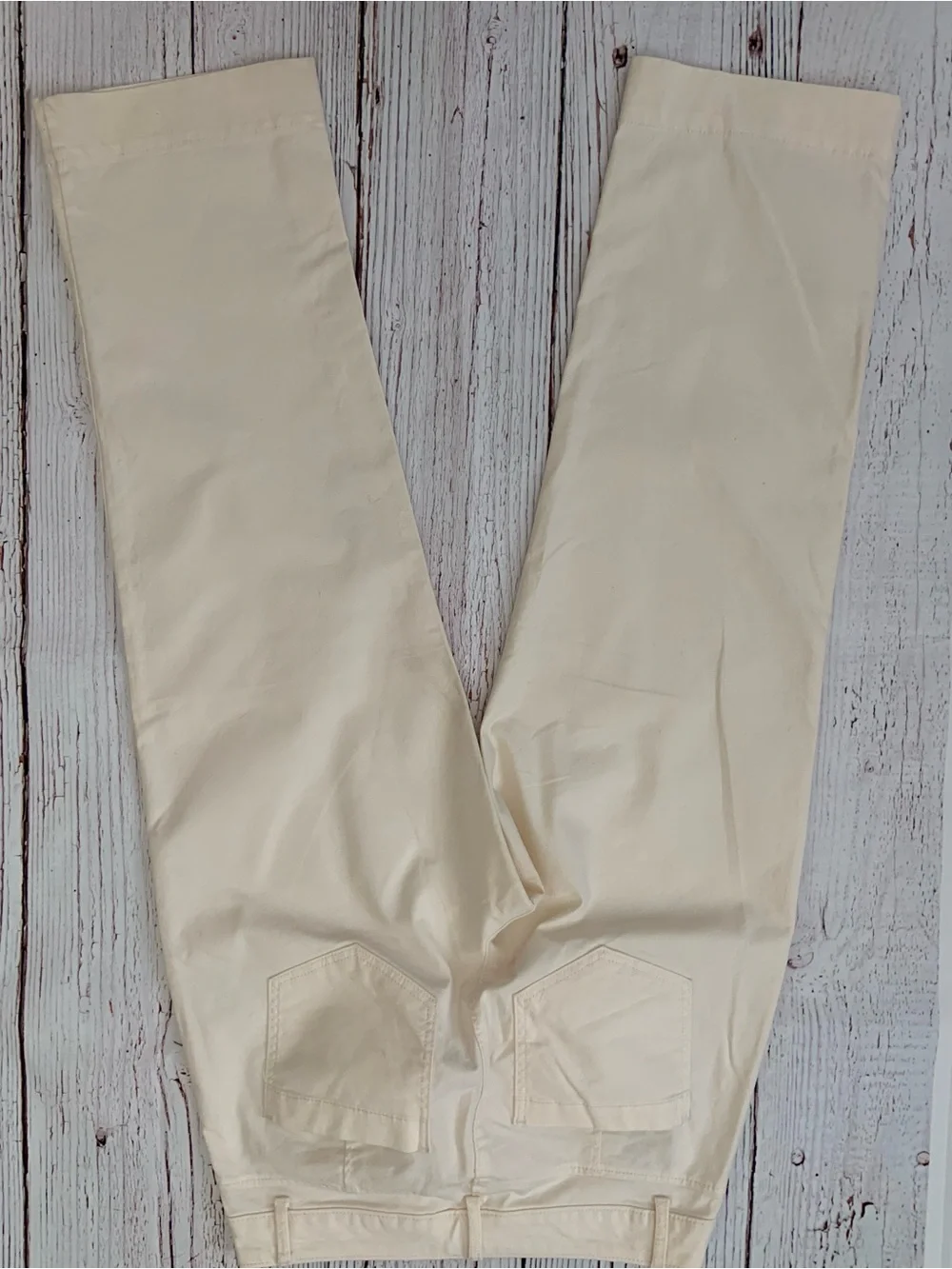 Old Navy Women’s Classic Straight-Leg Pants in Cream Size 4